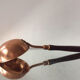 Copper ladle with rosewood handle mid century denmark