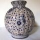 Calmcy vase. Rare Iznik model. Antique ceramic. 19th century.