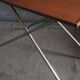 Danish teak and aluminium adjustable wine or side table, 1960s