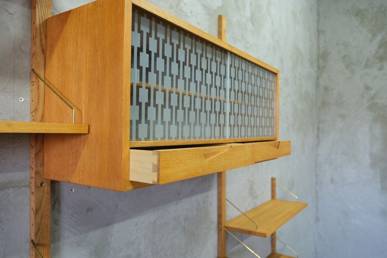 Modular Wall Unit by Kjell Riise for Brodrene Jatogs, Norway, 1960s