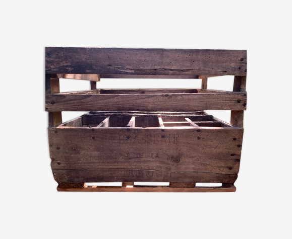 Casier à bouteilles en bois