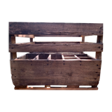 Wooden bottle locker