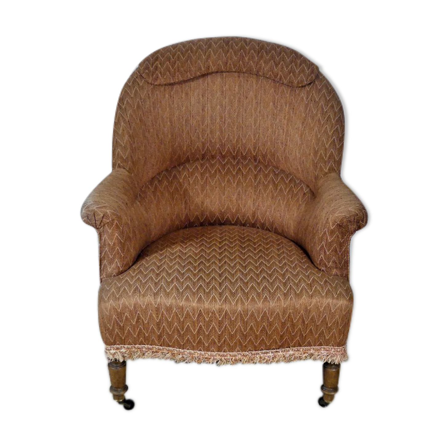 Vintage toad armchair - Toad armchair with wheels