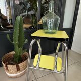 Yellow Formica step stool