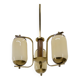 Art Deco Three-flamming Chandelier, 1940s