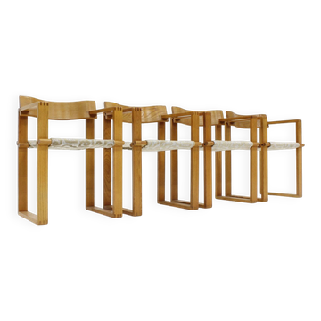 Vintage dining chairs by Ate van Apeldoorn, set of 4