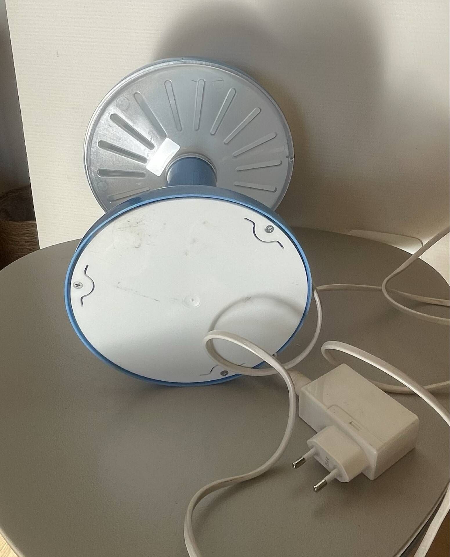 IKEA vintage Skojig blue lamp