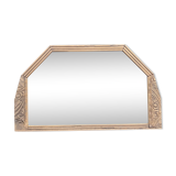 Art Deco mirror golden patina