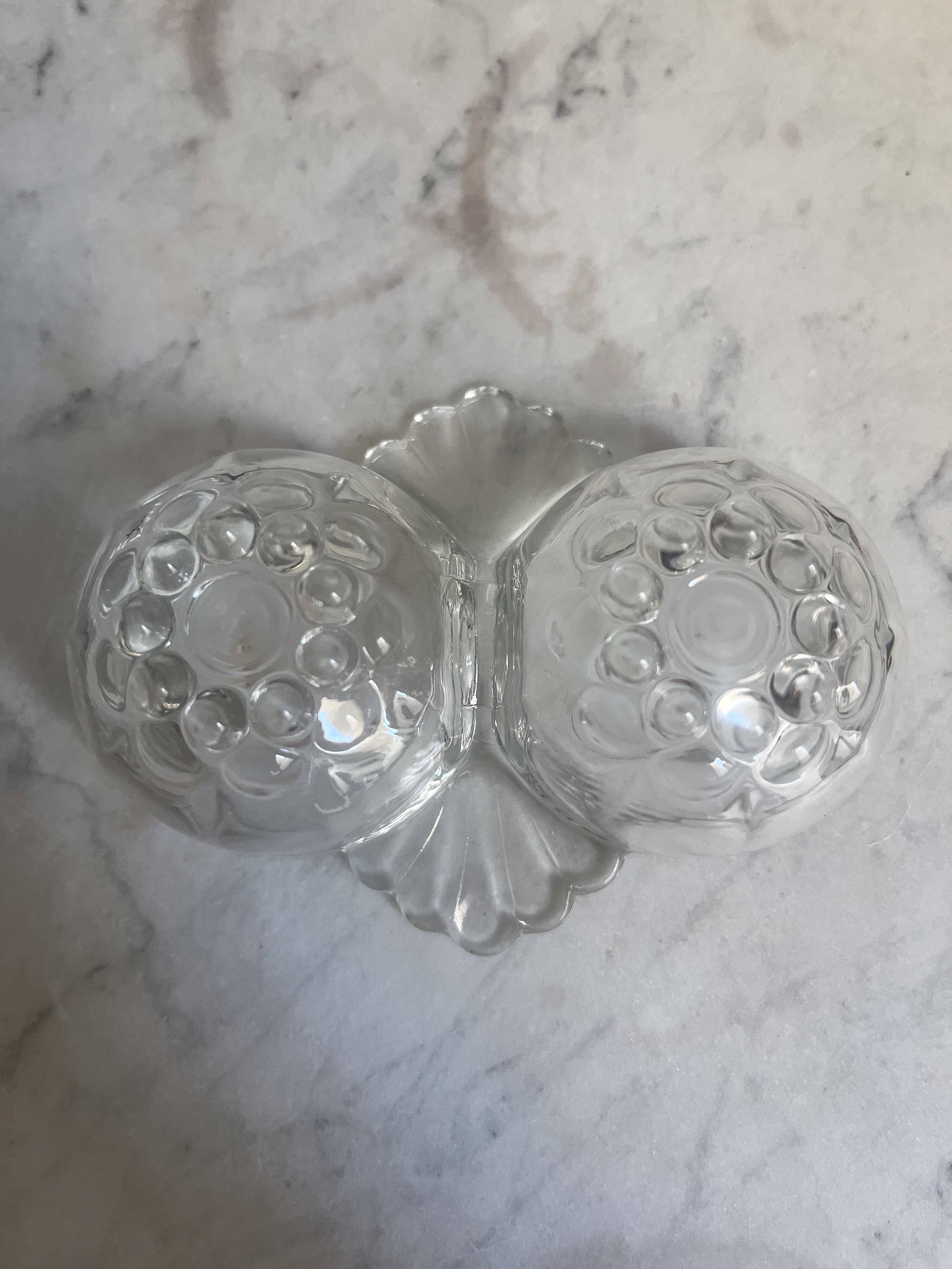 Glass salt shaker from the 60s