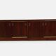 Large double-sided modernist sideboard in oak – 250 cm
