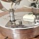 Paire de lampes design Space Age 1960 chromées