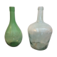 Paire de dames-jeanne 1 litre et 2 litres