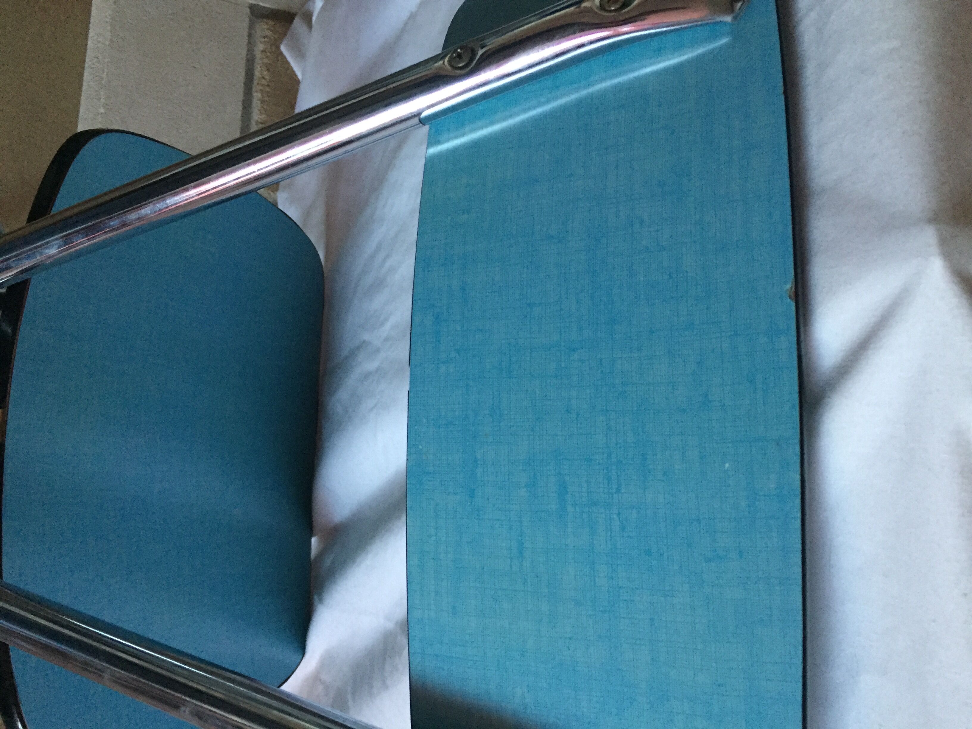 Paire de chaises en Formica vintage