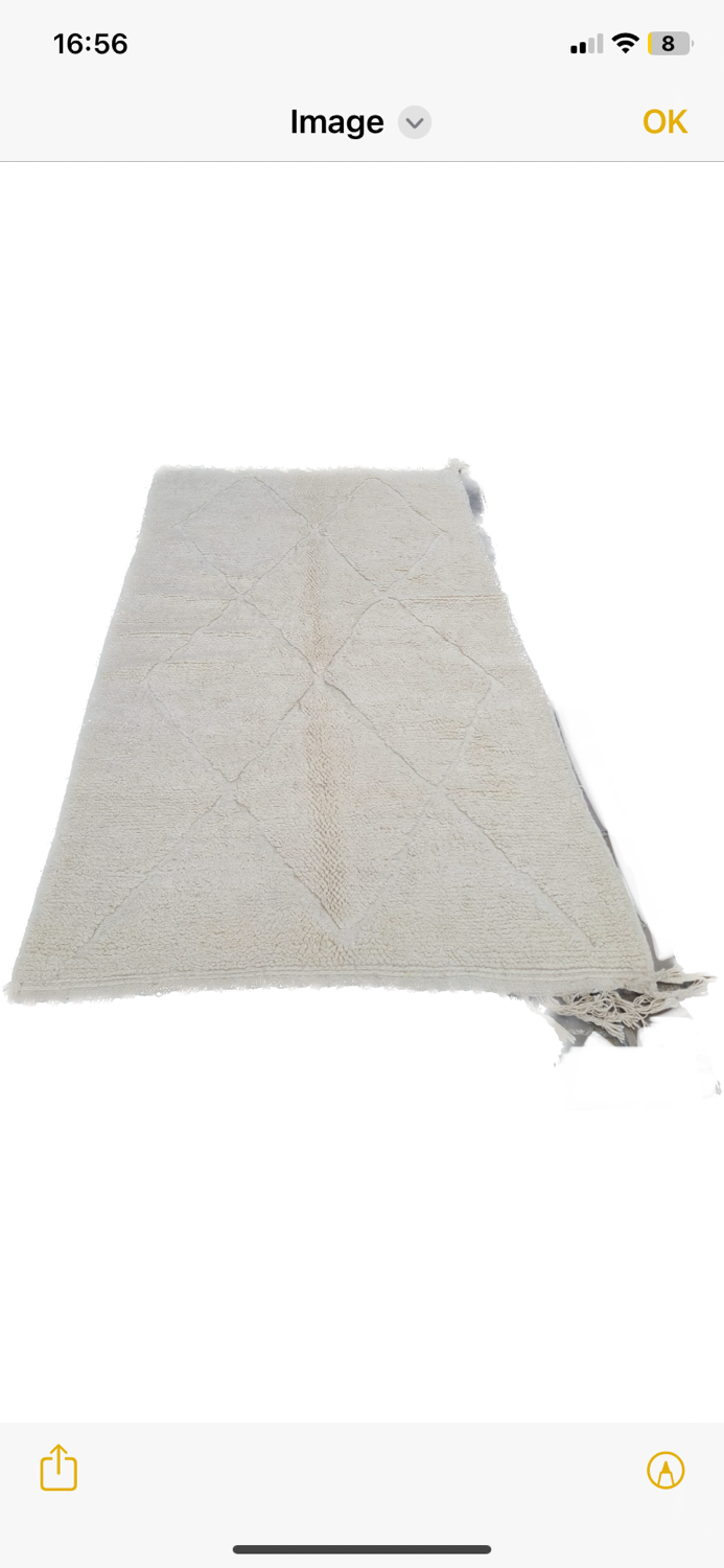 Berber wool carpet 260x200cm