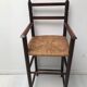 High straw chair child 50/60 years