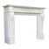 Louis XV style fireplace in Carrara marble, circa 1980.