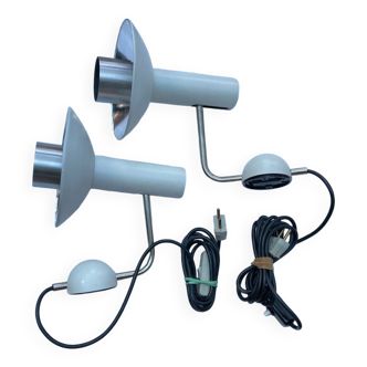 Pair of Louis Poulsen wall lights, Louise model, 60s, Denmark