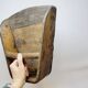 Old Chinese Grain Measure in Wood Folk Art