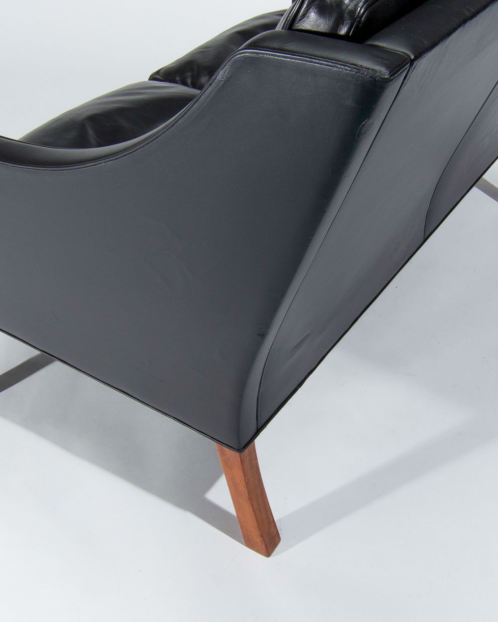 Mid Century Leather Sofa By Borge Mogensen 2208, Danish Design 1960’s