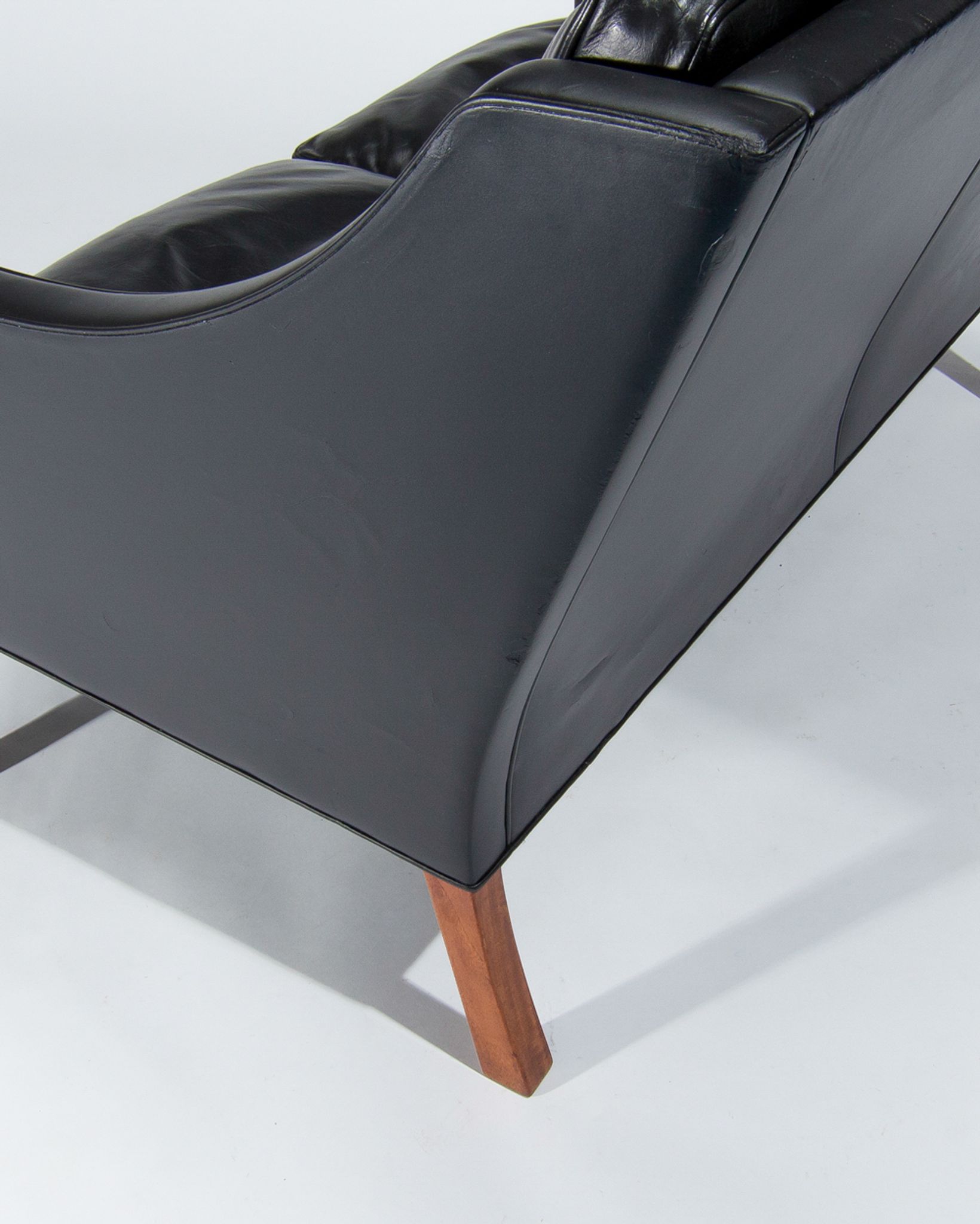 Mid Century Leather Sofa By Borge Mogensen 2208, Danish Design 1960’s