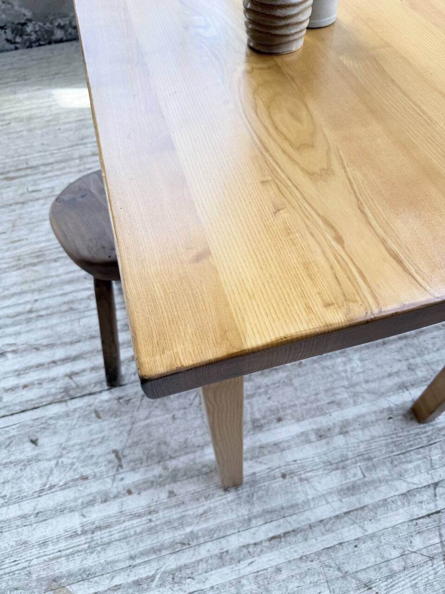 Solid elm farmhouse table 150cm