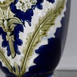 Earthenware vase, faience factory of fives lille - early twentieth century