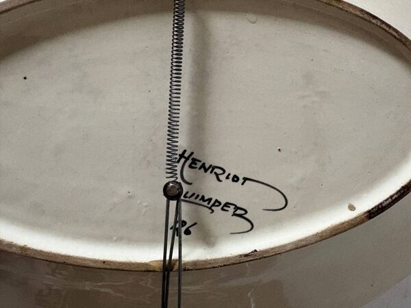 Plat ancien Quimper Henriot