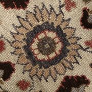 4x7 Brown Floral Vintage Persian Rug, 130x215Cm SK 2606