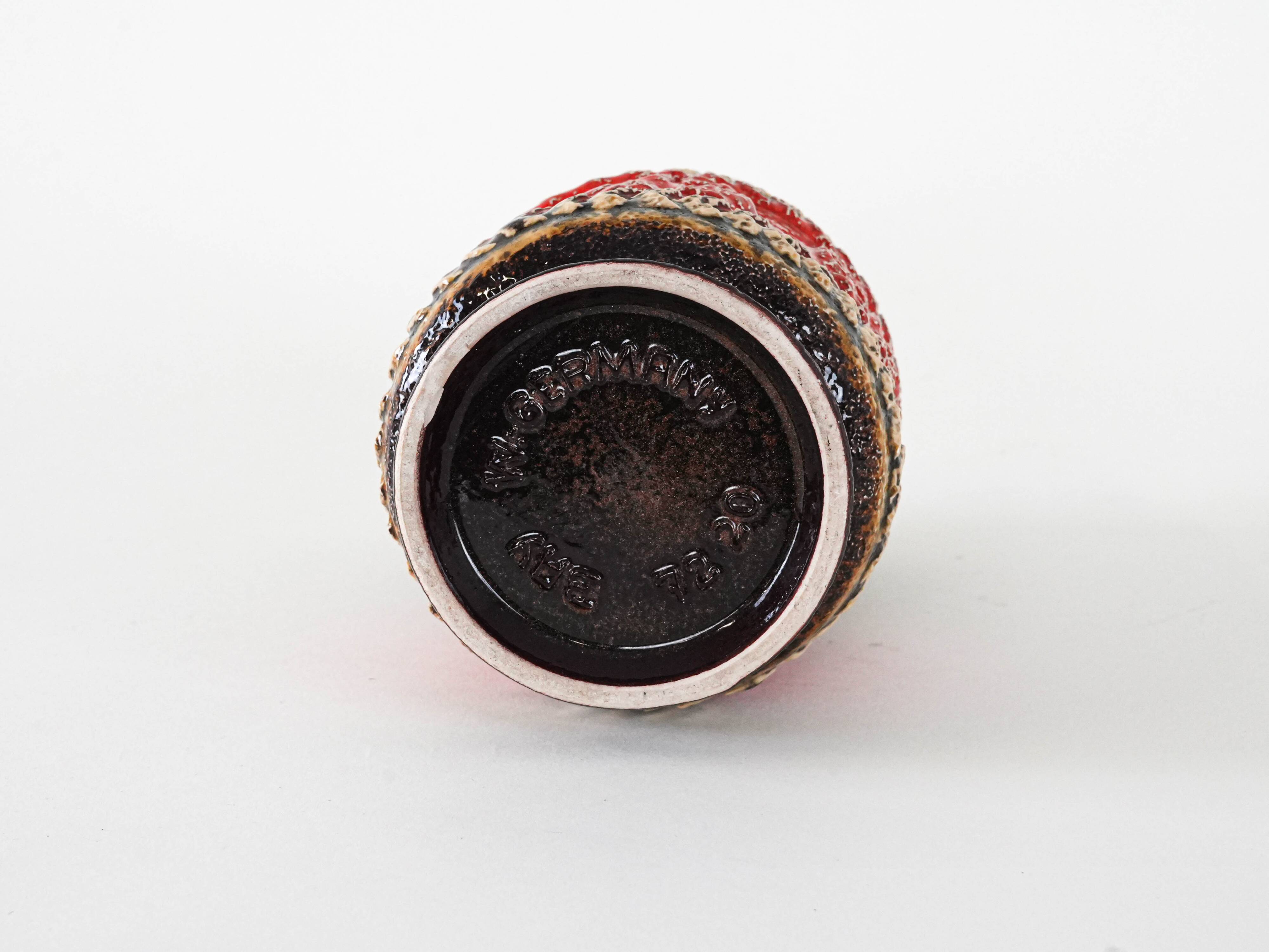 Ceramic vase, German design, 1960s, manufactured in West Germany