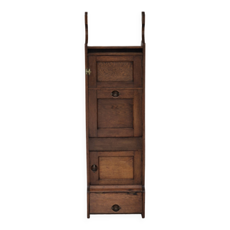 1950s, Scandinavian design, wall cabinet, original good condition, oak wood.