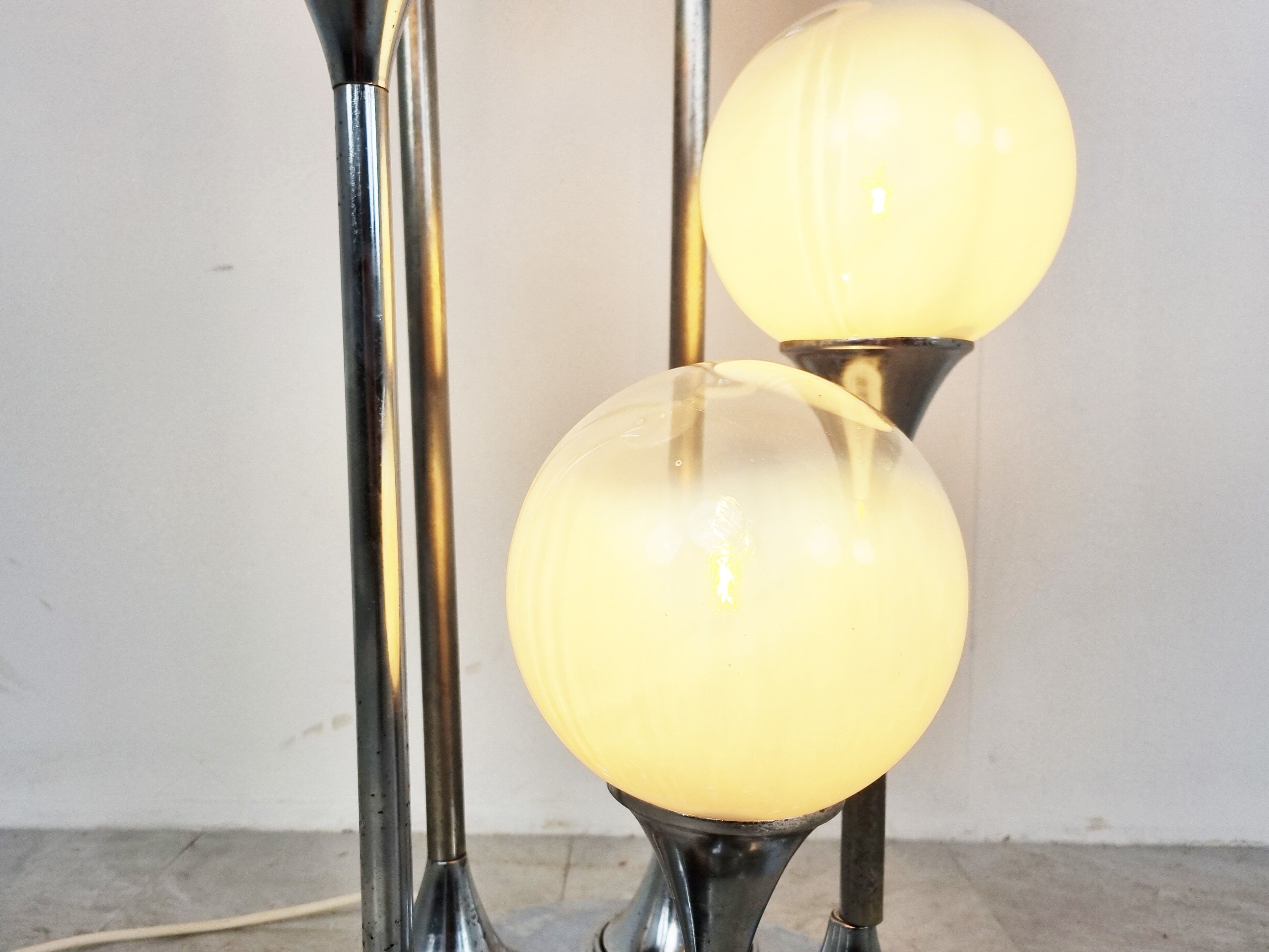 Mid century floor lamp by av mazzega