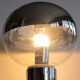 Italian design glass globe lamp 1970