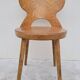 Chaise de bistrot baumann modèle Trèfle 1950