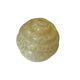 Pale yellow Art Deco speckled glass globe Clichy