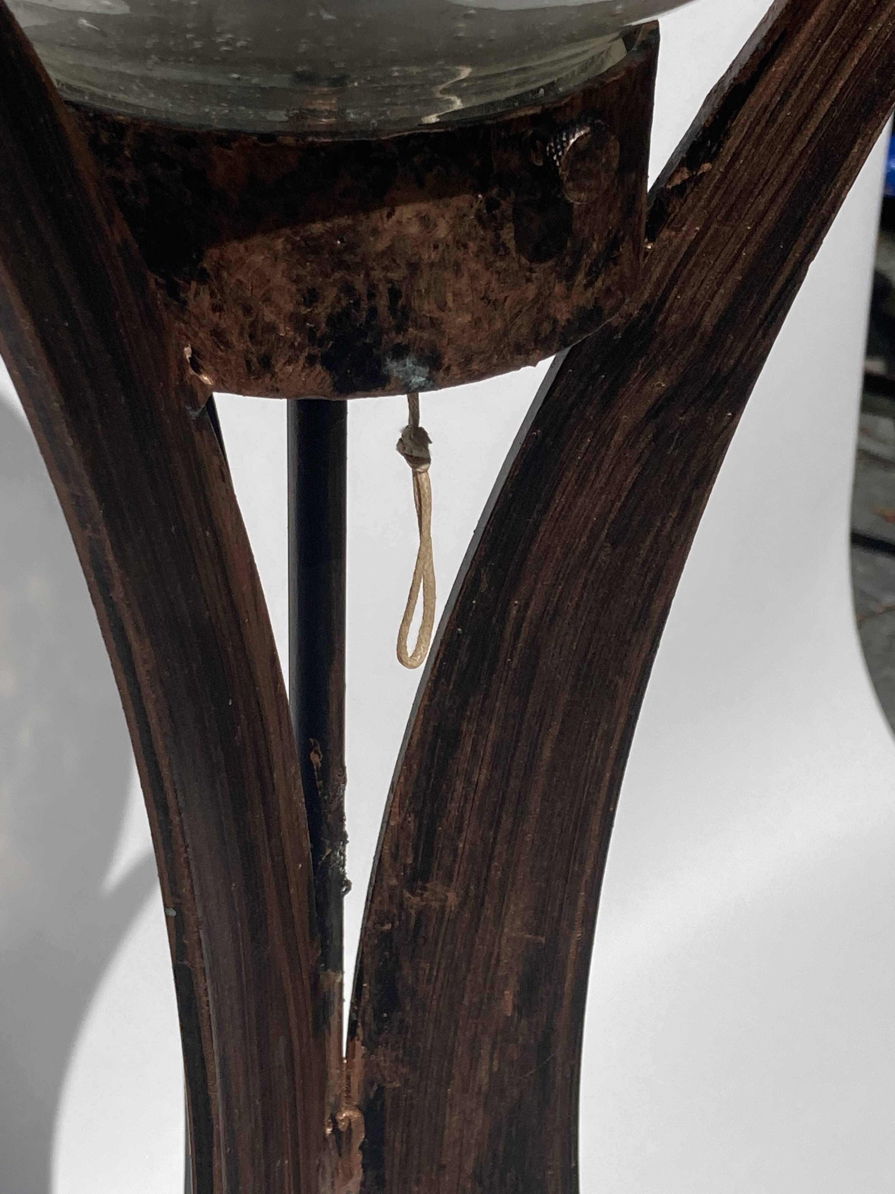 Brutalist tripod floor lamp, Germany 1970s