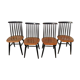 Set of 4 Scandinavian Chairs Fanett by Ilmari Tapiovaara, 60s
