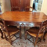 Provençal table in solid walnut