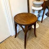 Dark wood stool