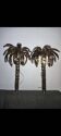 Palm tree brass wall lights