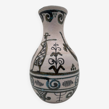 Danuta Le Henaff ceramic vase, 1963, France