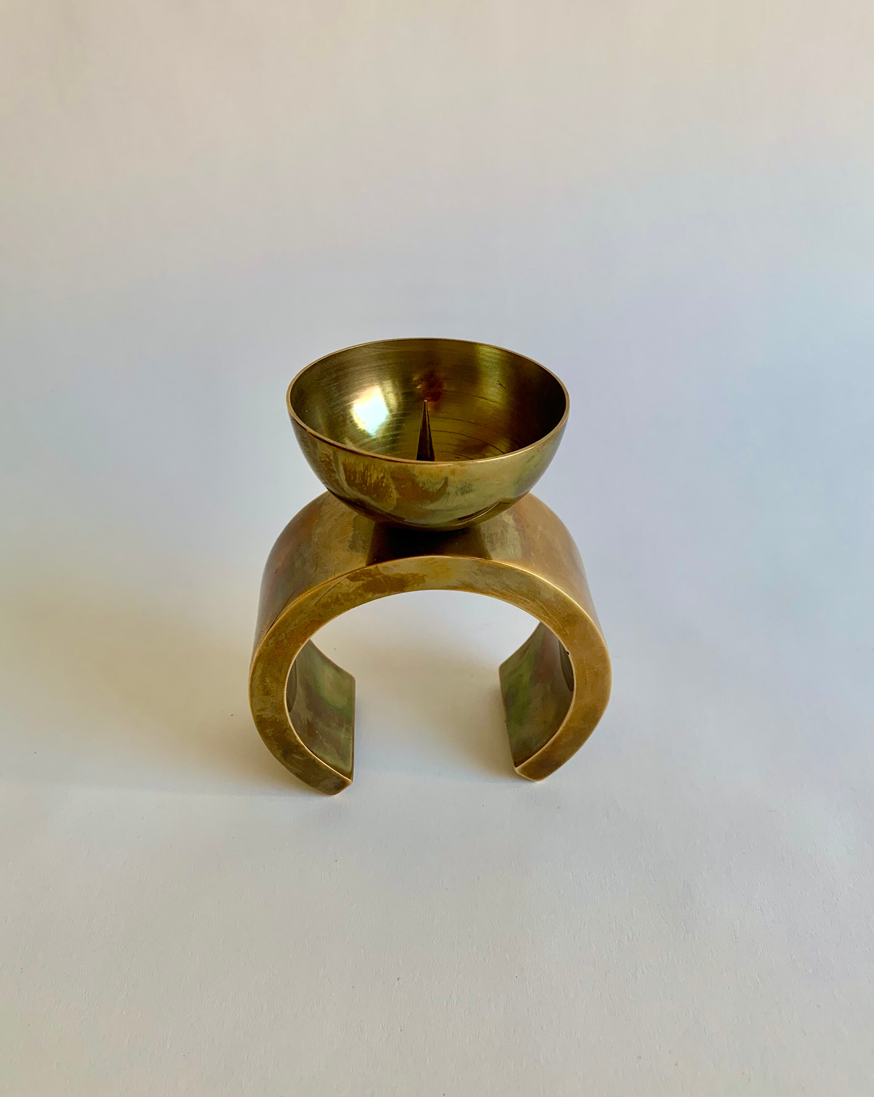 Brass candlholder, 1960s