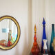 Mirror former oval gold classic 58x48cm
