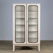 Vintage iron and glass medicine cabinet, 1970s