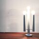 Swiss mid-century table lamp by Temde, 1960s.