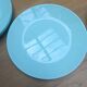 Ten beautiful vintage turquoise plates