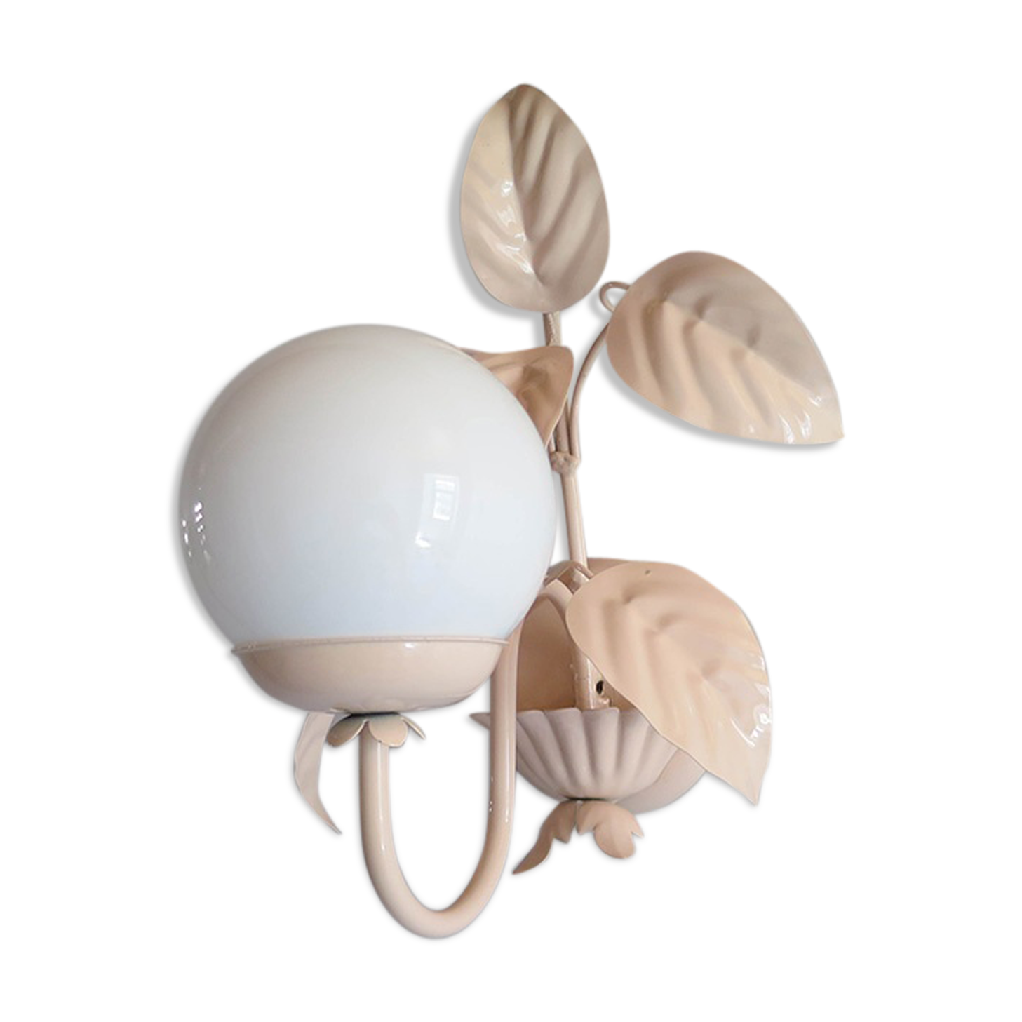 Pink leaves wall lights