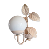 Pink leaves wall lights