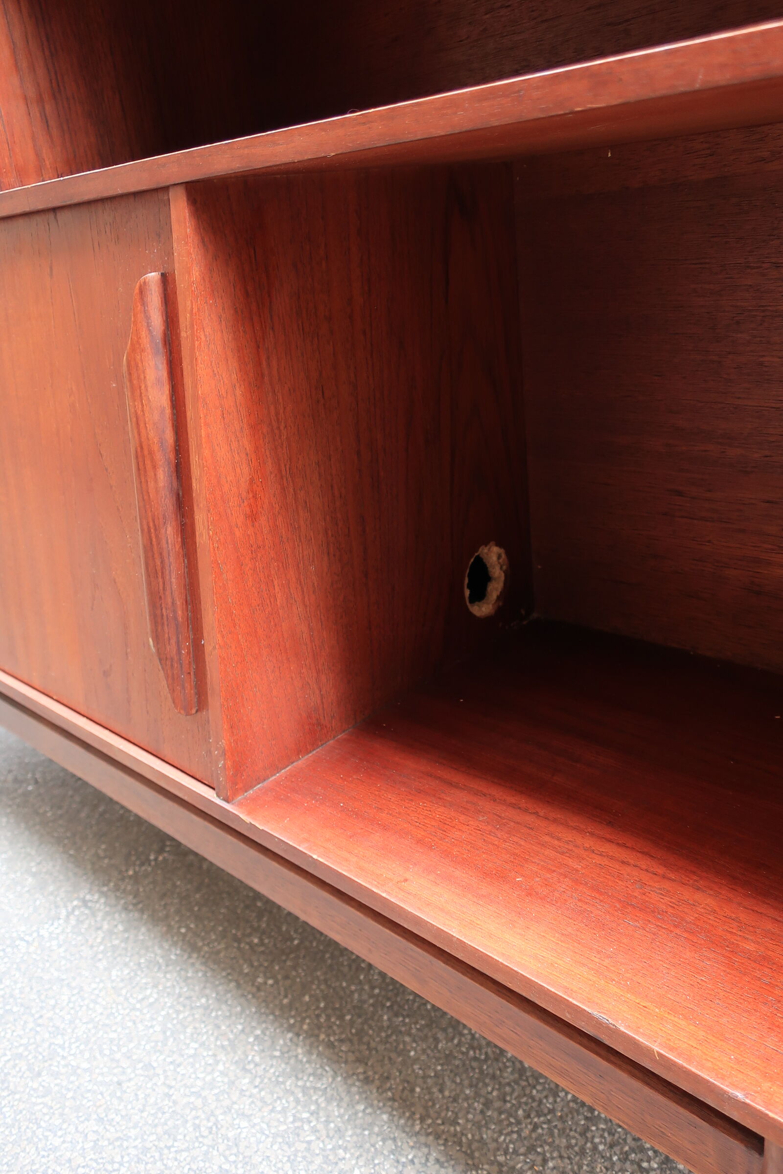 1960s teak bookcase 70