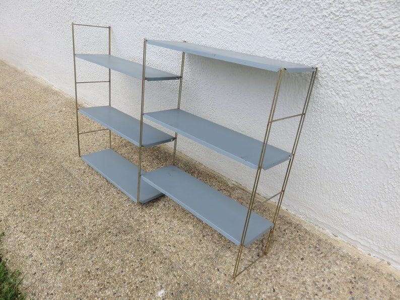 Modular String shelf in metal 50 years 60