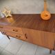 Low Scandinavian design sideboard in teak